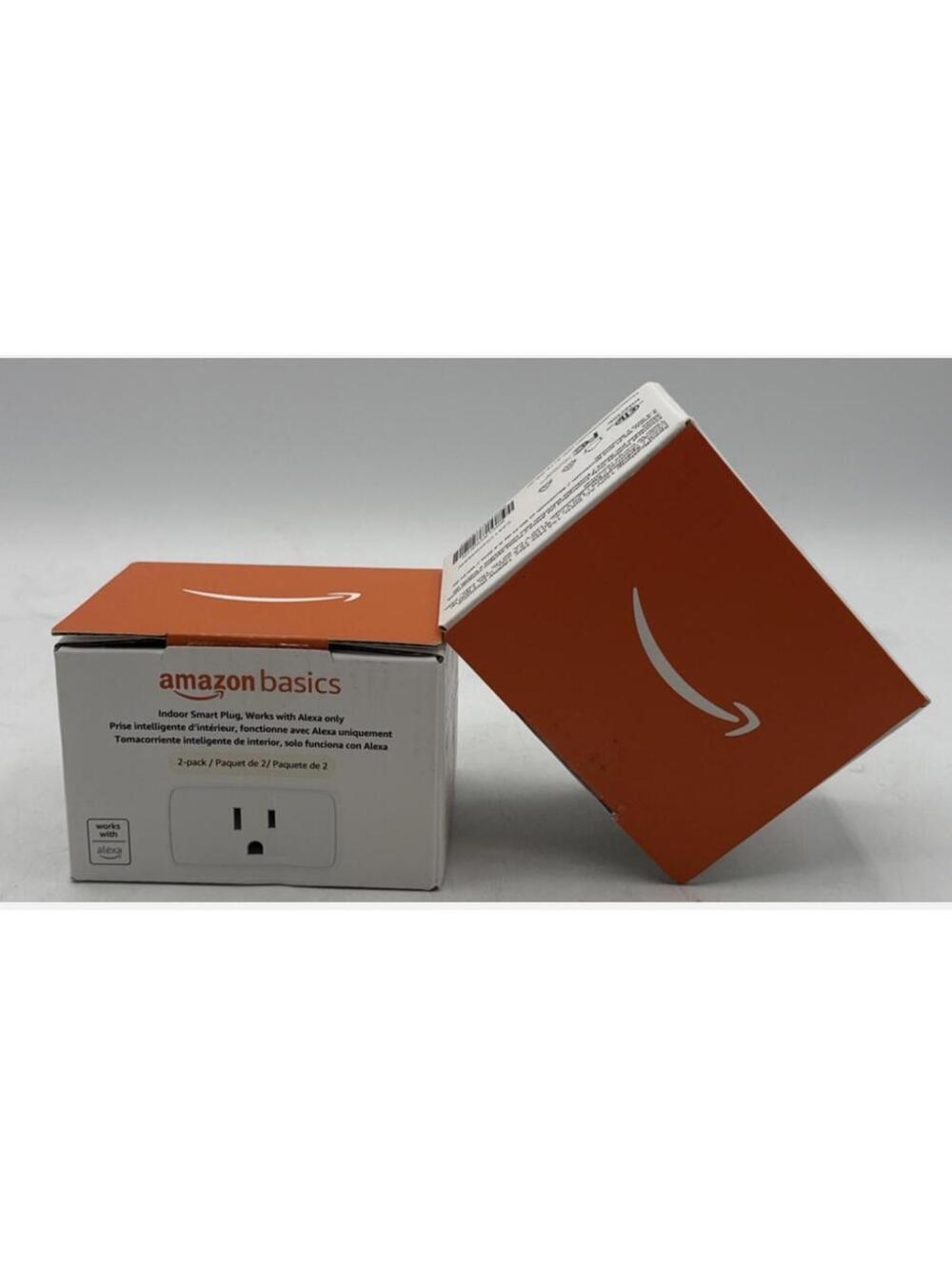 Amazon Basics Indoor Smart Plug 2 Pack with Alexa